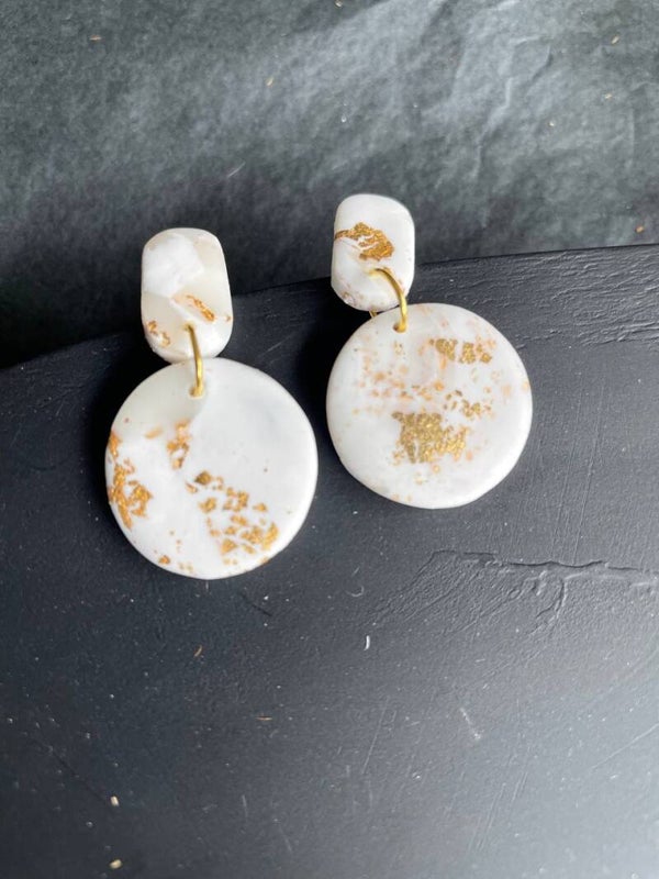 Jasmin marble white-gold foil M