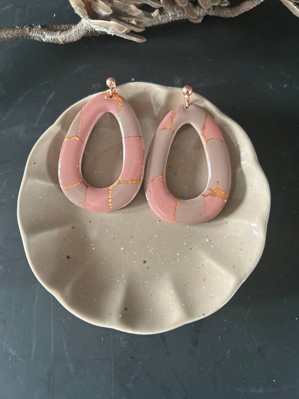 Loïs M dusty roze-light taupe