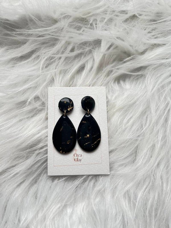 Neena L black gold foil