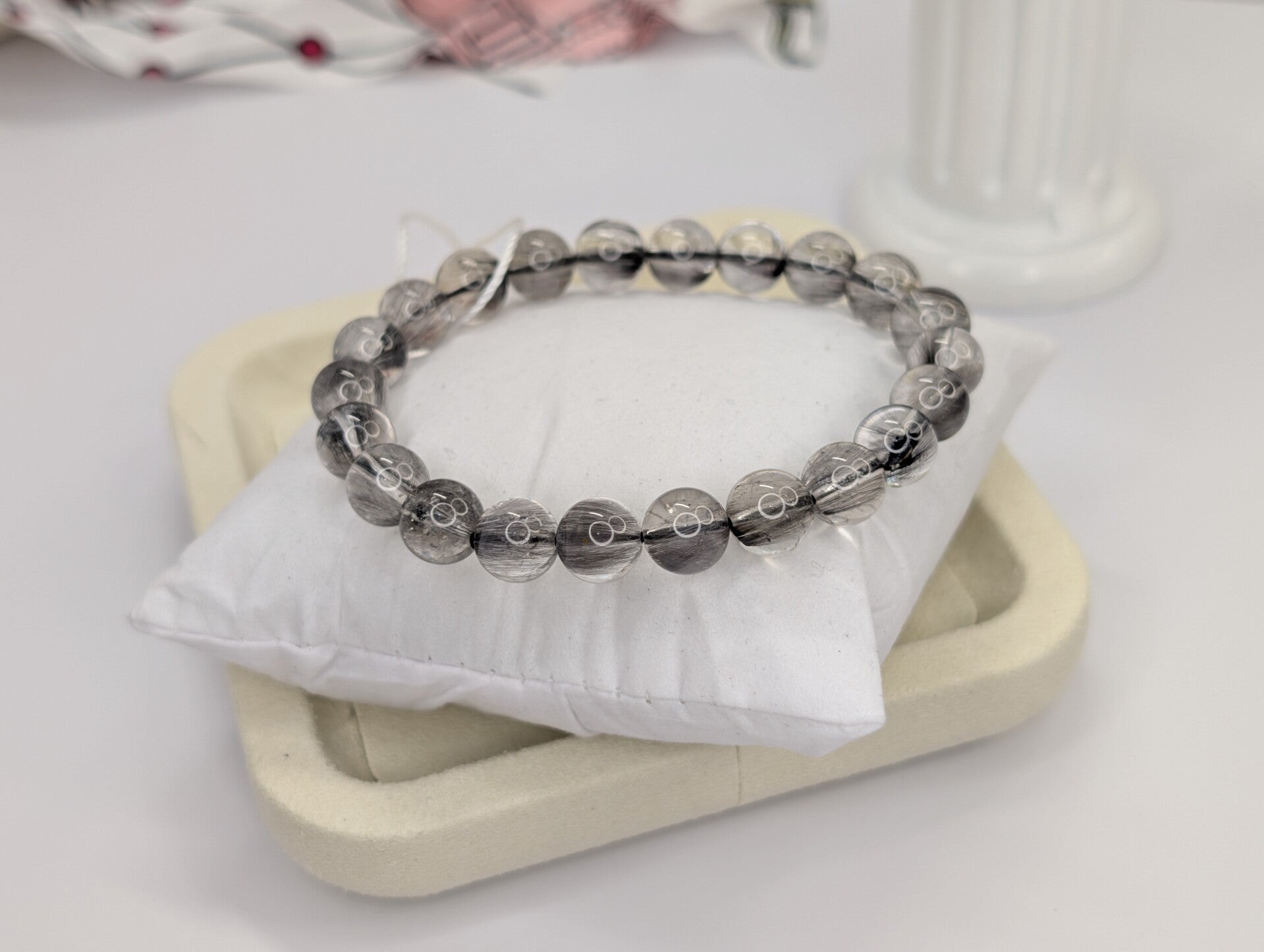 超優質超透黑銀鈦晶 Exceptional Quality Excellent Clarity Brookite in Quartz