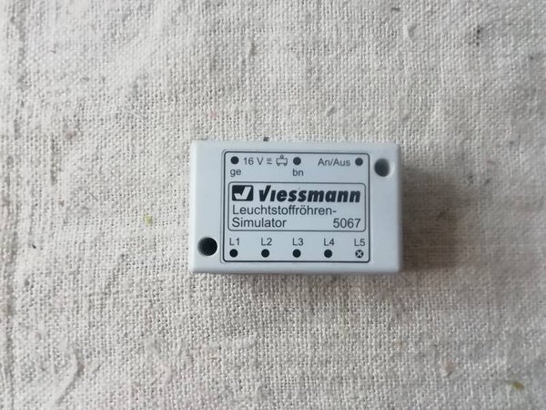 Viessmann Spur N Leuchtstoffröhrensimulator, Art. 5067