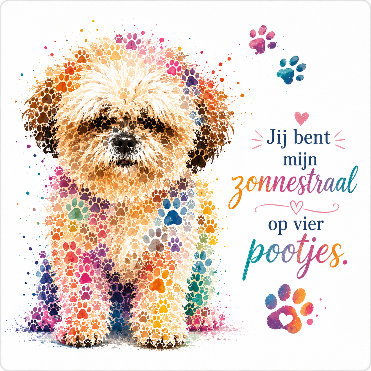 #4 eigen foto van hondenpootjes