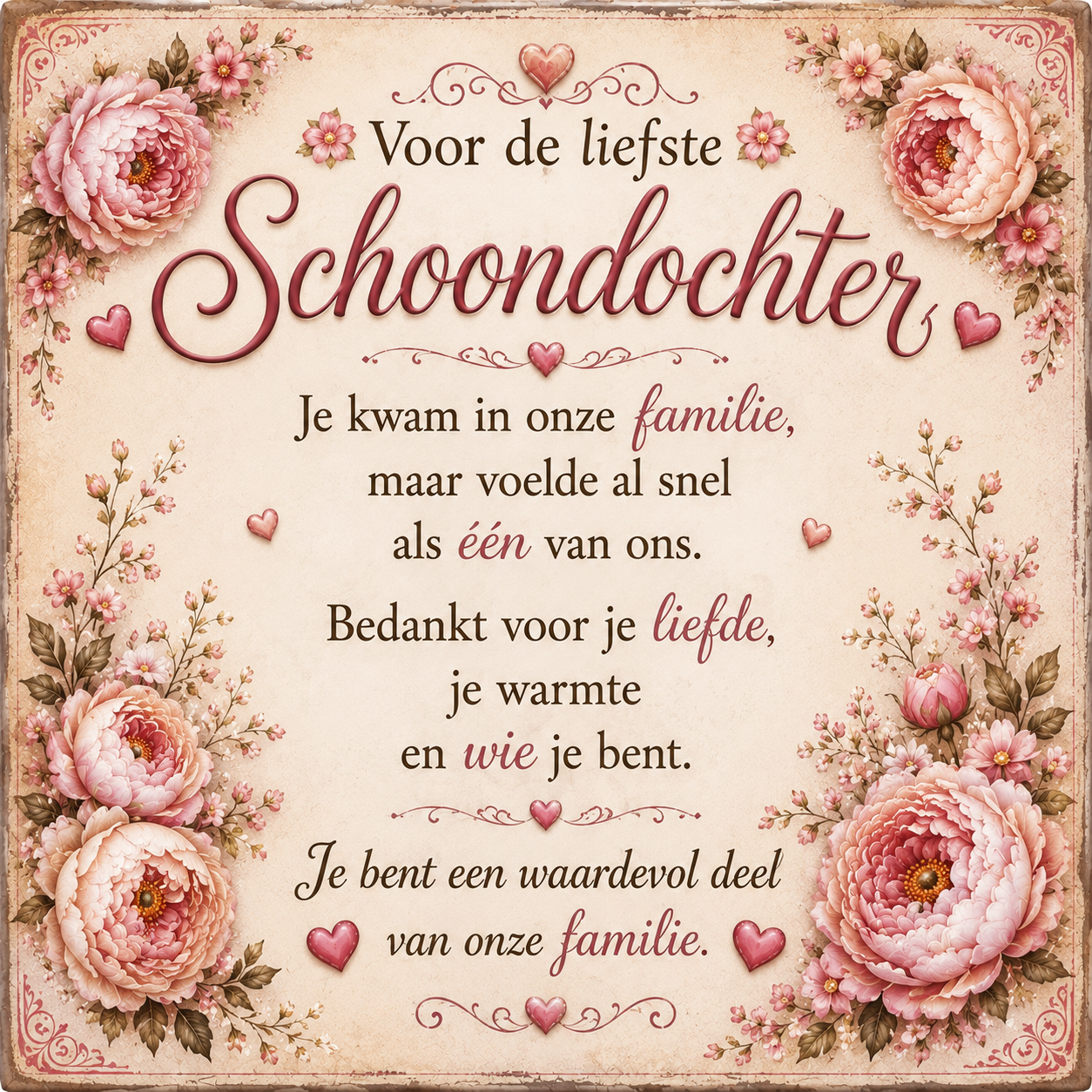 #15 Schoondochter