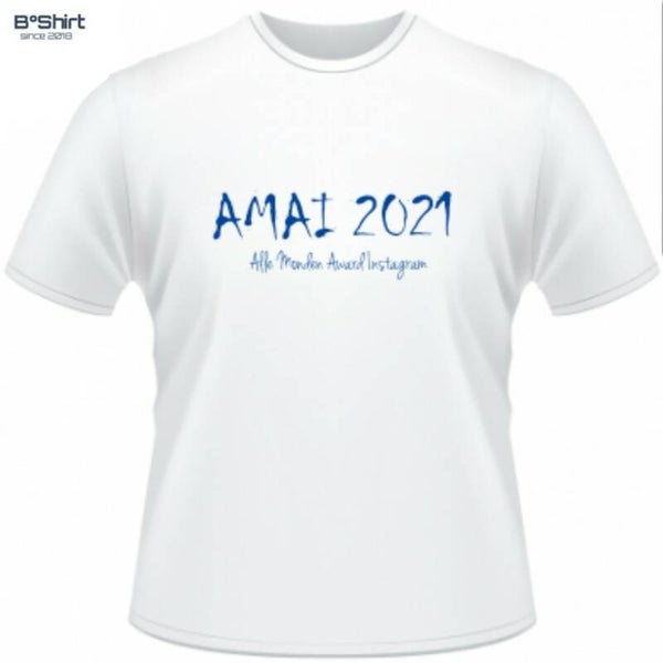 AMAI 2021 White/Blue  Navy/White