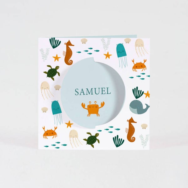 Faire-Part Naissance Océan Magique