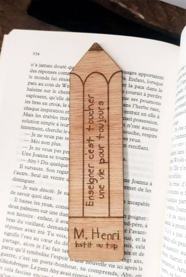 Marque-Page crayon Super Instit