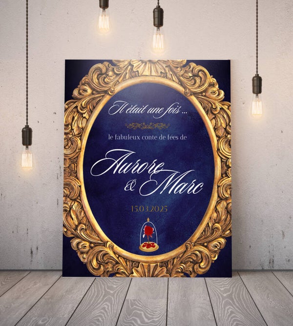 Panneau de bienvenue "Il était une fois..."