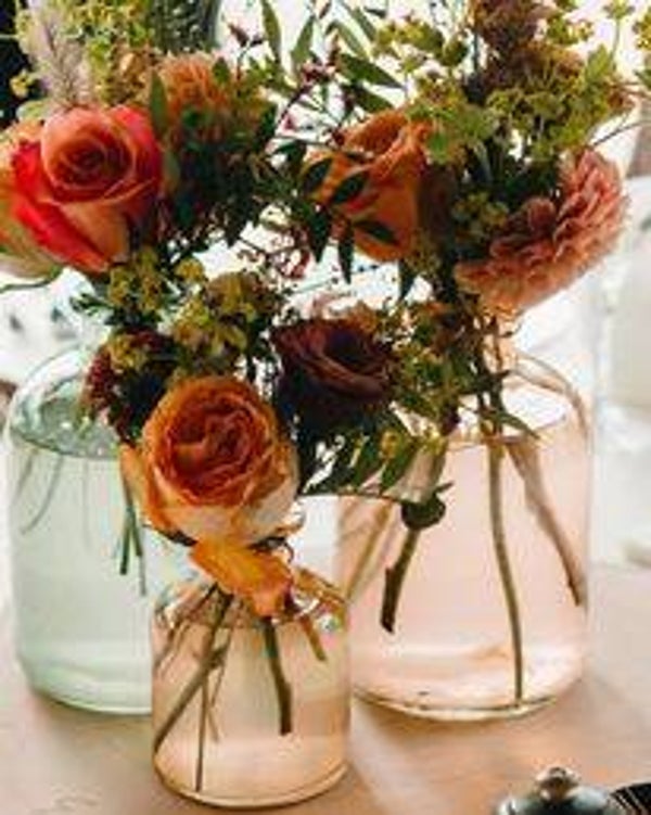 set van kleurvaasjes 3 vaasjes