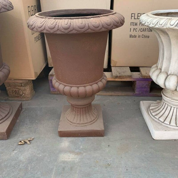 betonnen pot kleur cortenstal