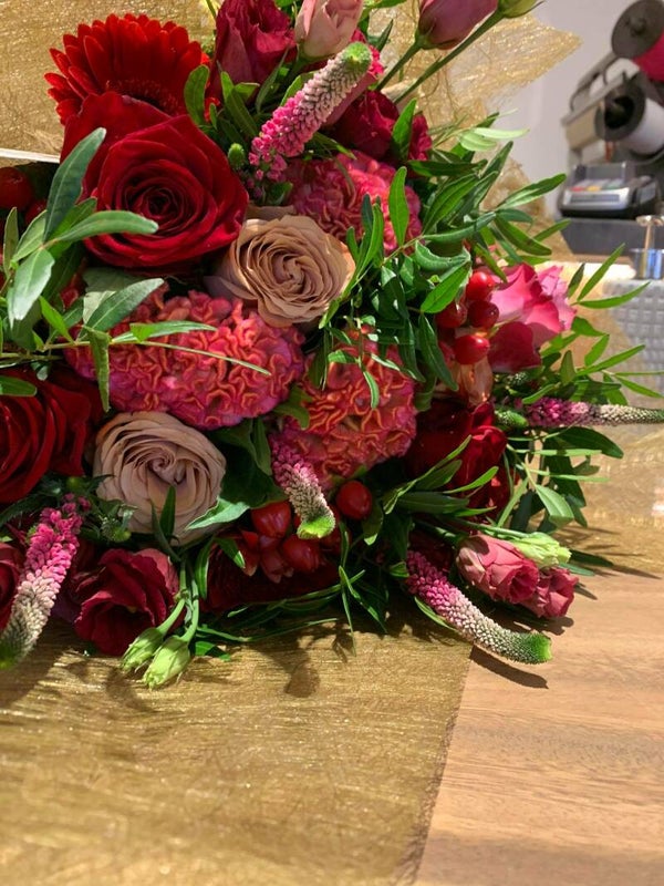 een warme knuffel boeket