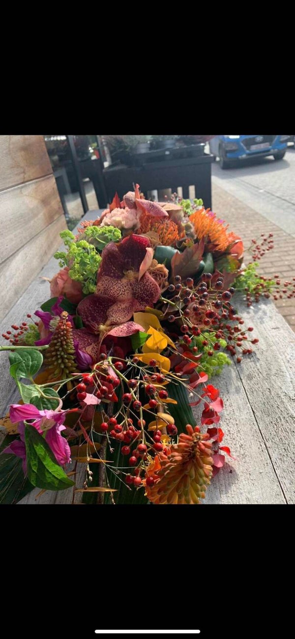 langwerpig herfststuk