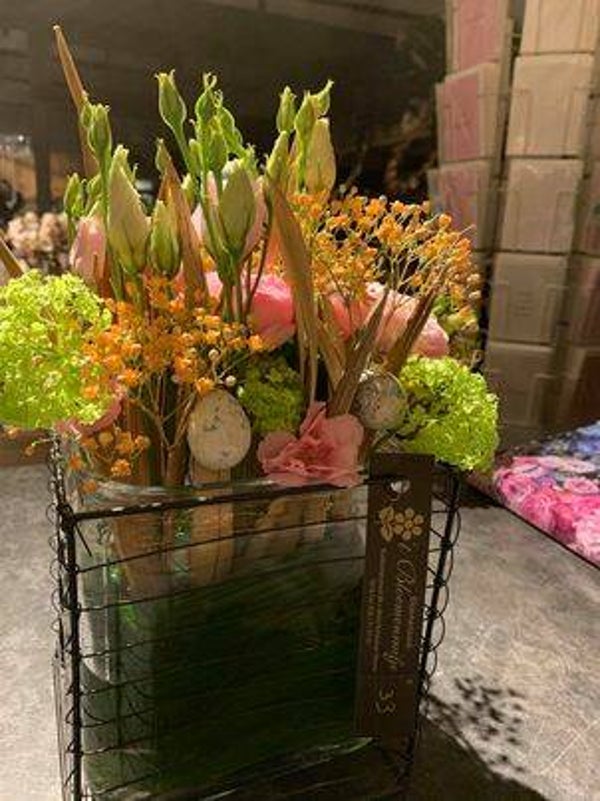 vaasje met vrolijke kleurtjes