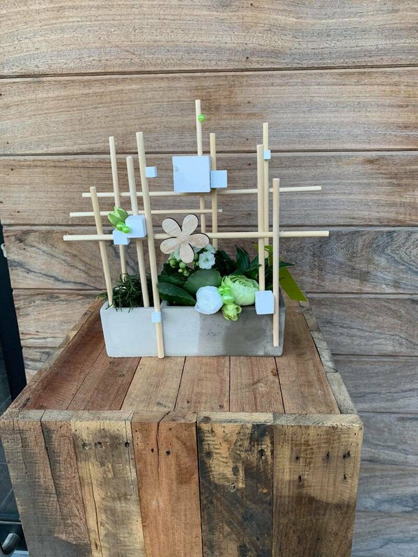 takkenspel met vaste plantjes