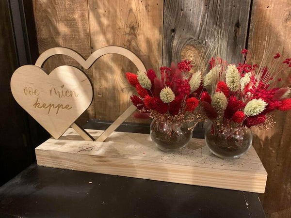 dubbel hart " voor mien keppe'