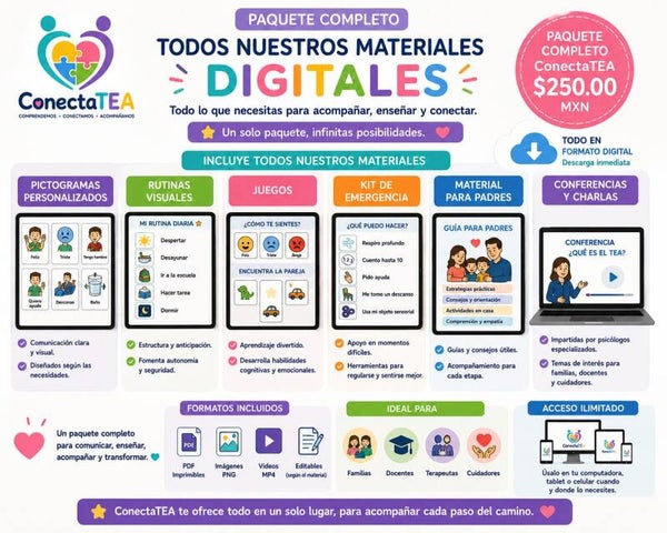 Paquete completo ConectaTEA