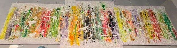 Codice AAA/60 CASCADE OD COLOR 3 PCS 50x150