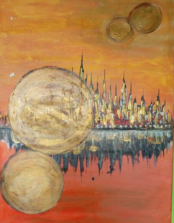 Codice AAA/14 Instambul yellow 2 balls 80x60