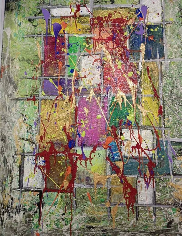 CodiceAAA/41 Scotland multicolor GREEN 100x80