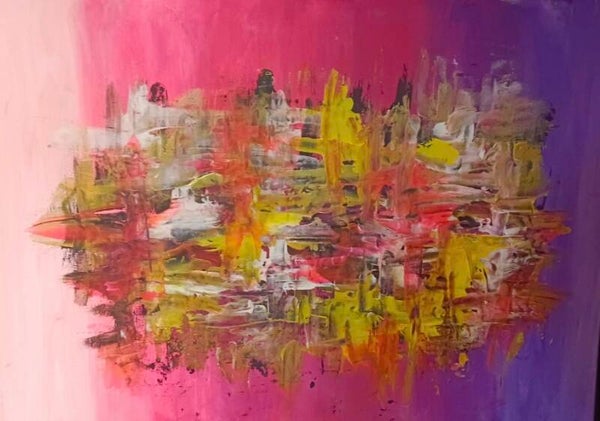 Codice AAA/64 Rainbow  FUCHSIA MULTICOLOR 60X80