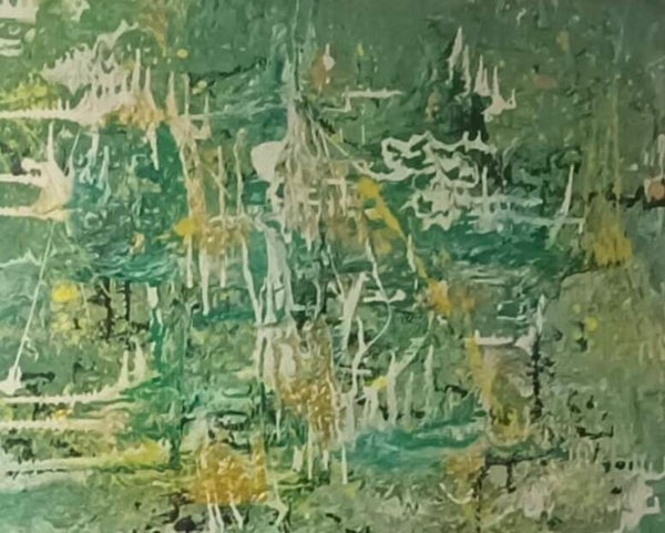 Codice AAA/33 Eruption colours game GREEN 60X80