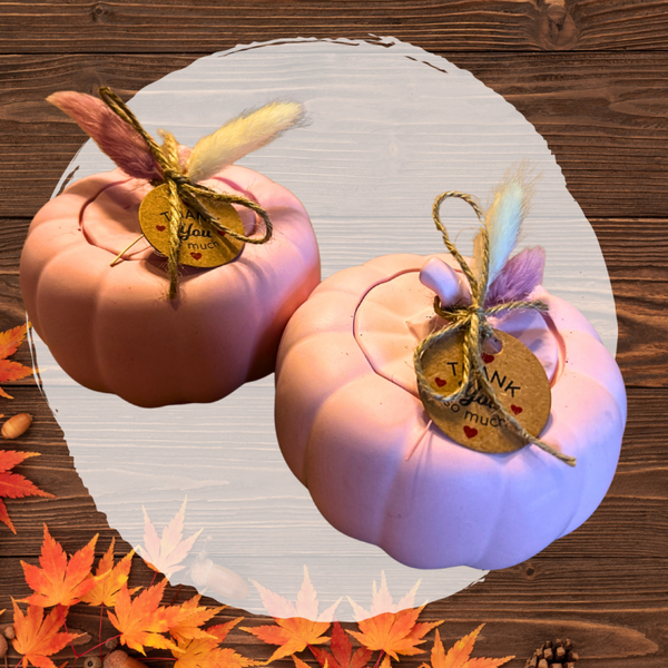 Herbstzauber zum Befüllen – Liebevoll handgemachte Aufbewahrungsdose in Kürbisform