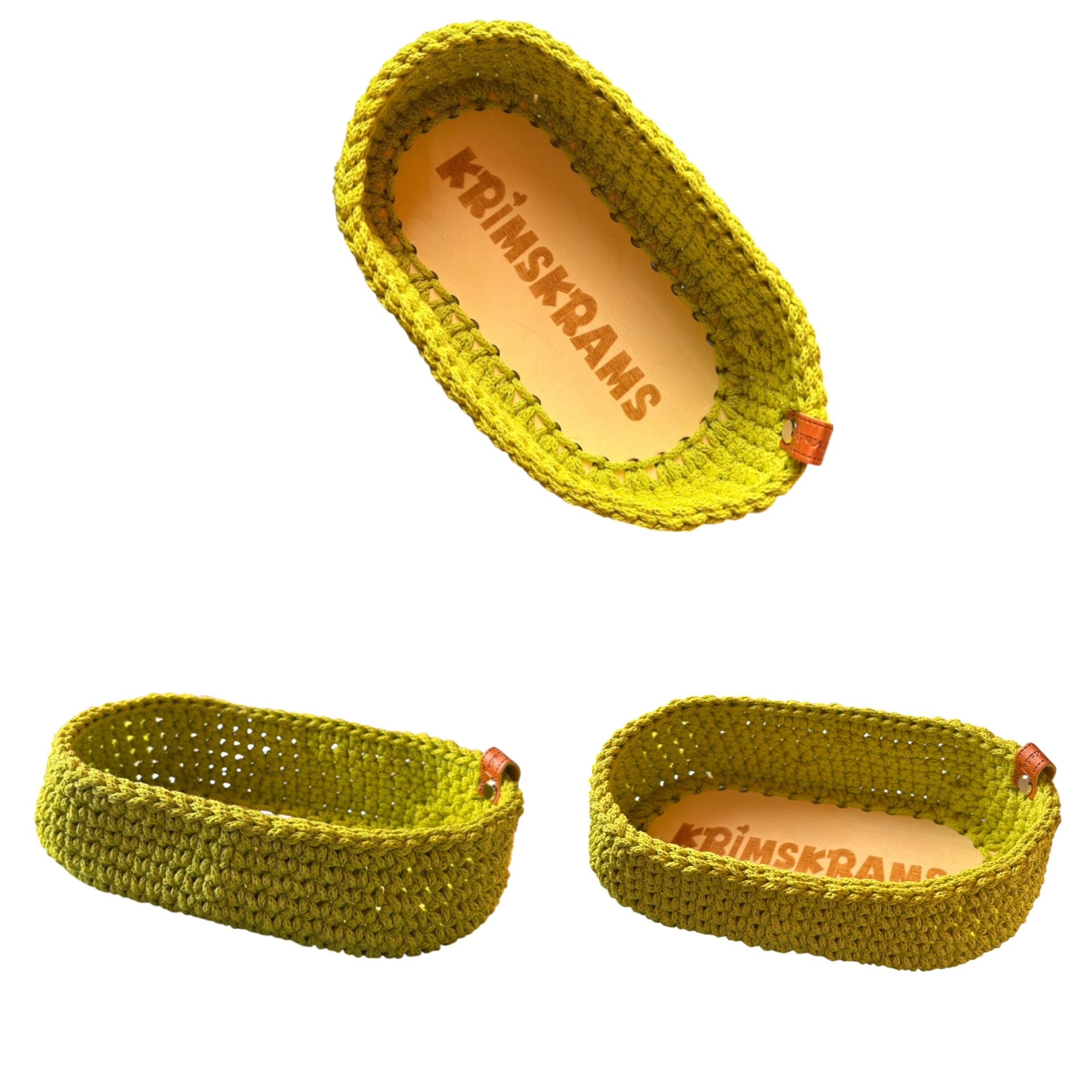 Gehäkeltes Aufbewahrungskörbchen aus Bobbiny Junior 3 mm