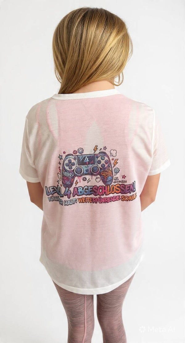 Sublimations T-Shirt mit Wunschaufschrift