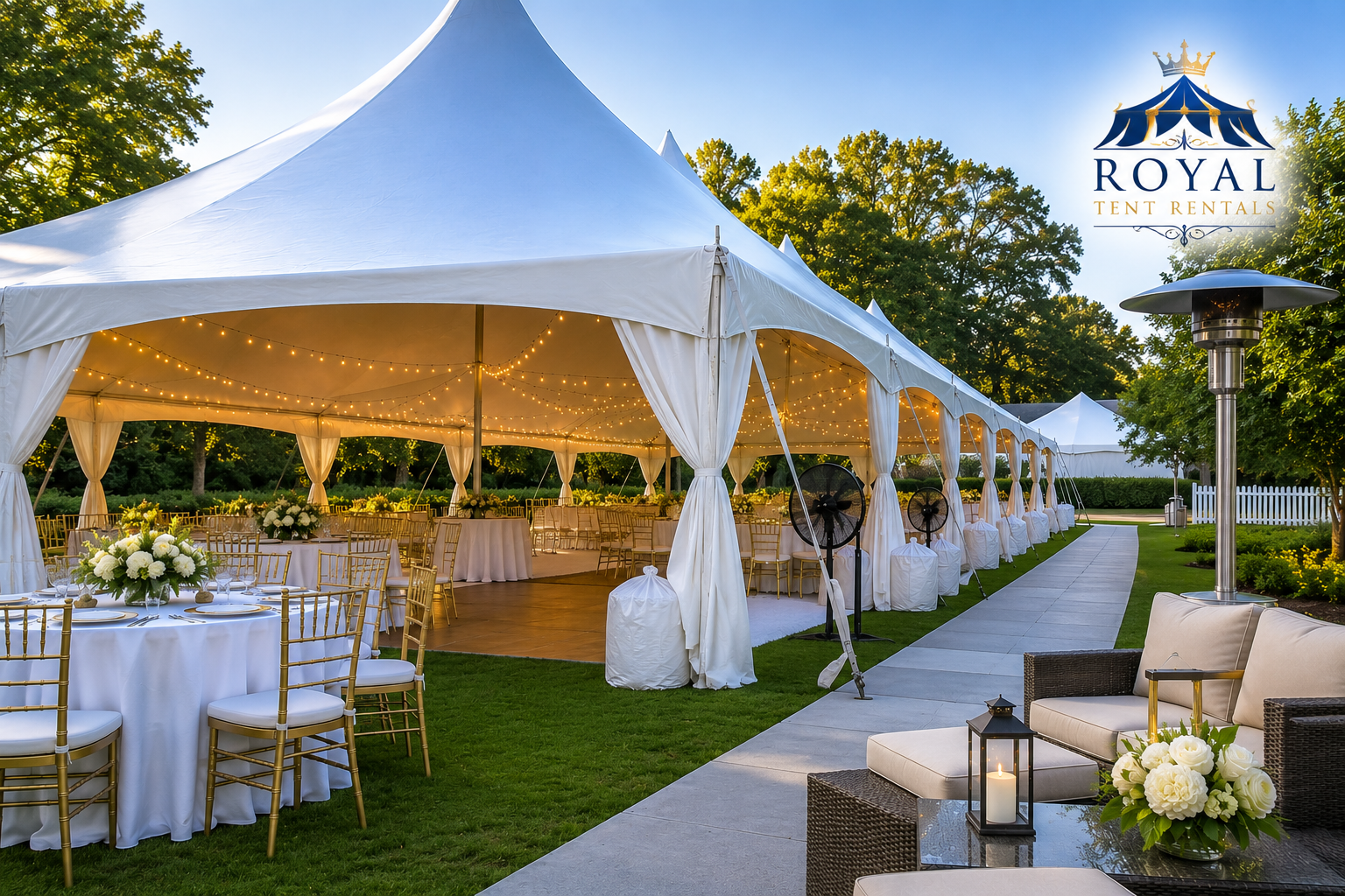 Safe and Comfortable Setup for Outdoor Event