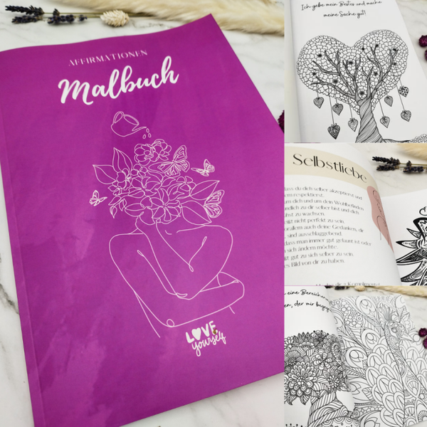 Affirmationen Malbuch