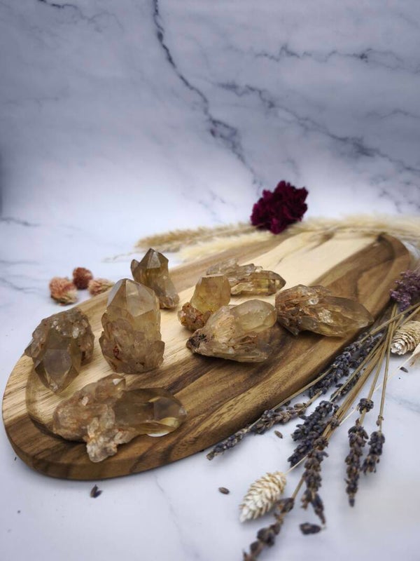 Kundalini Citrin aus dem Kongo, A-Qualität