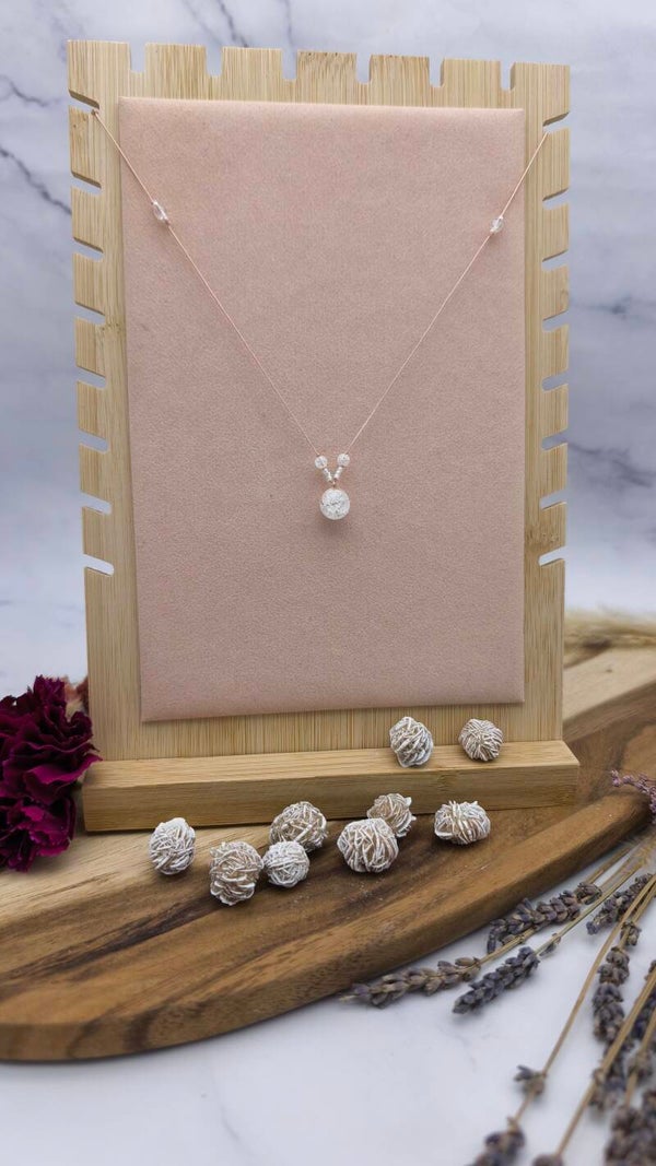 Bergkristall mit Miyuki- & Bergkristallperlen (BK1)