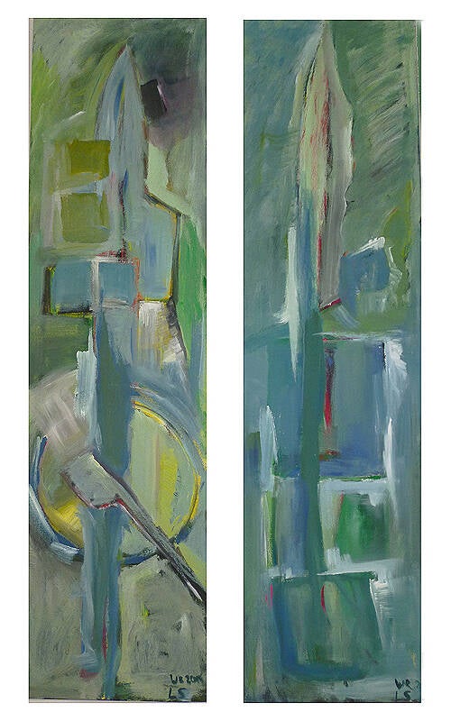 Grün - Diptychon