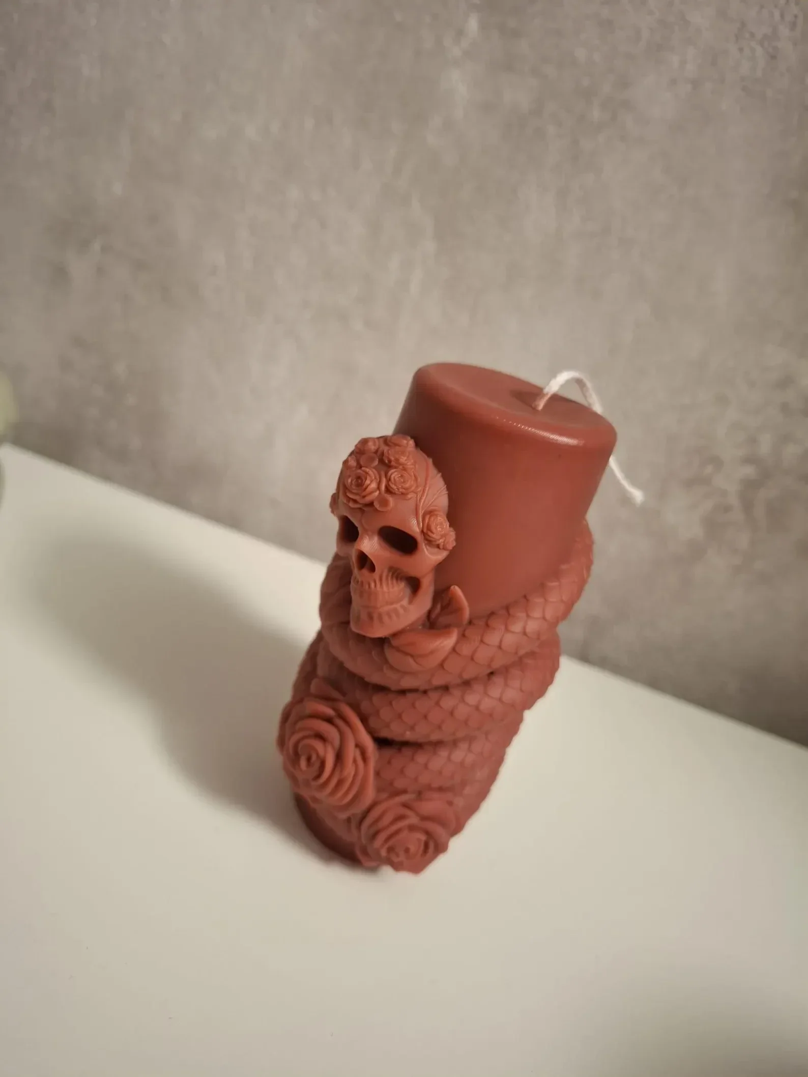 Schlangenrose - Kerze