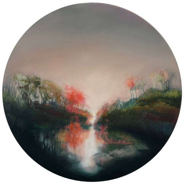 Rose - Oil on board