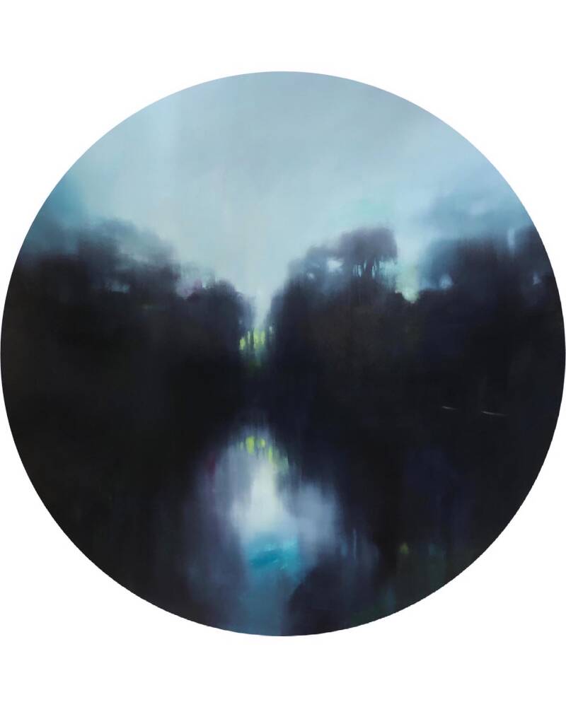 Twilight - Oil on board