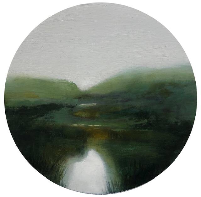 Calm - Oil on board
