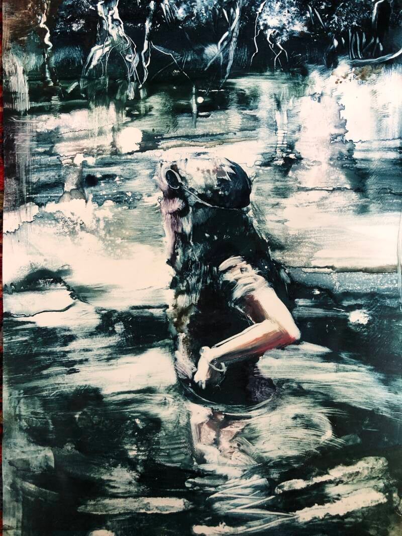 In to the Deep - Donna Jorna Monotype