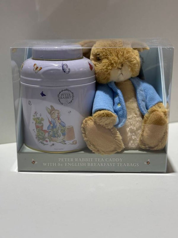 New English Tea - Peter Rabbit Set With Stuffed Animal - C18.3