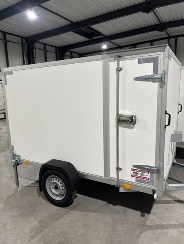 vdm-trailer gesloten enkel assen ongeremd