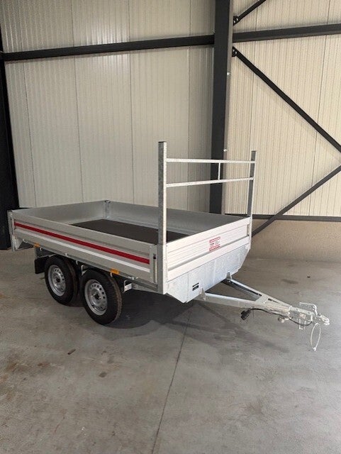 vdm-trailer enkel/dubbel assen plateau's ongeremd