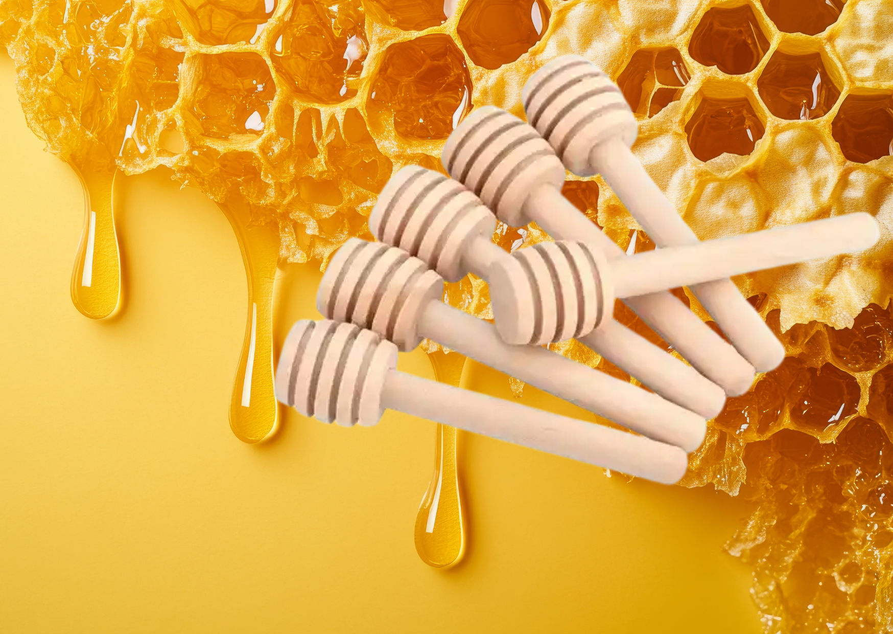 Honing lepels - Hout klein