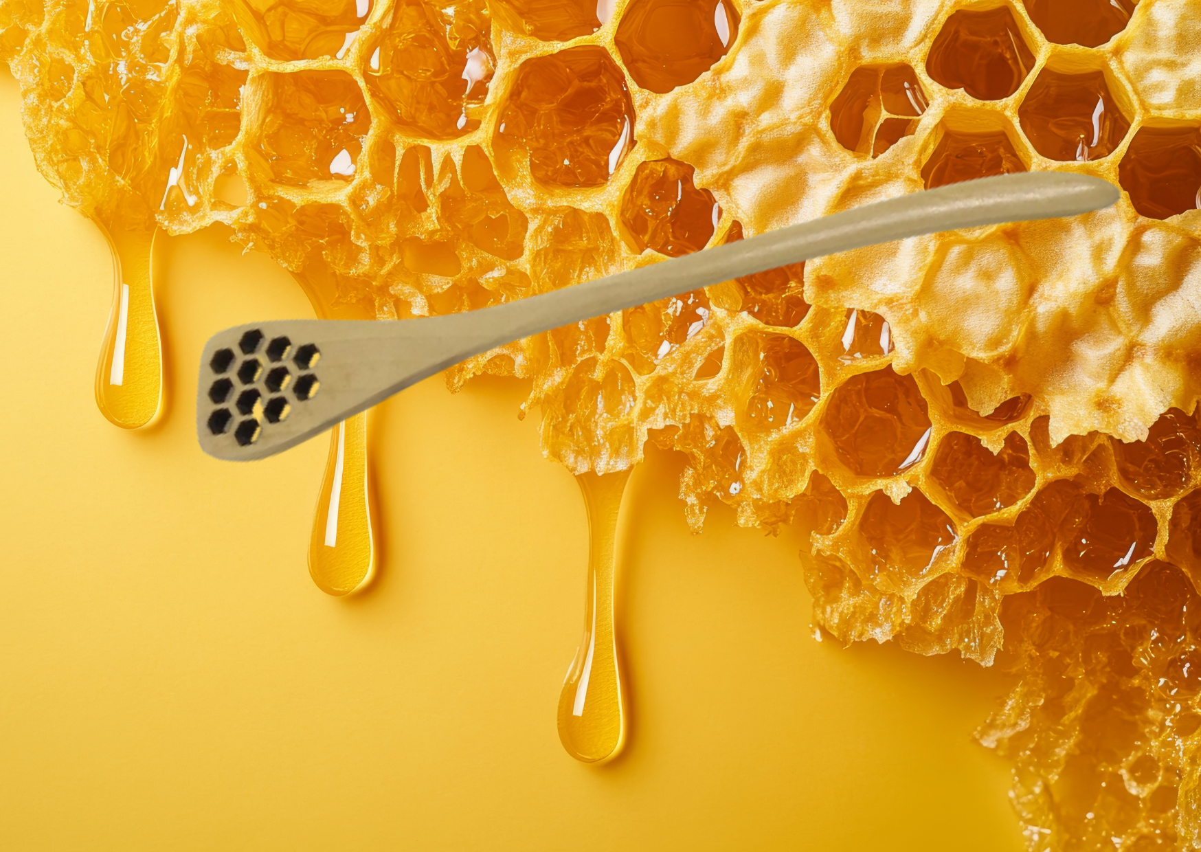 Honing lepel - Hout met raat