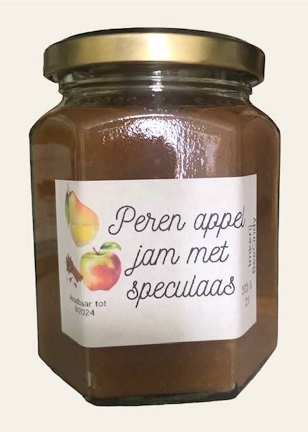NIEUW  Peren Appel Jam met Speculaas