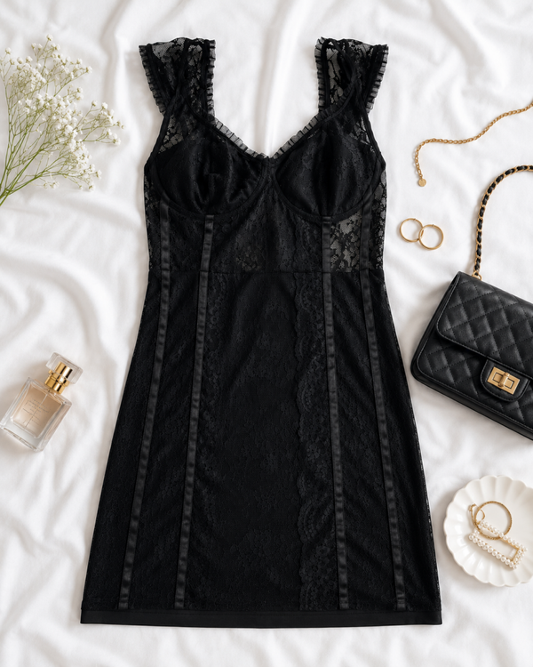 ✨ ROBE DENTELLE NOIRE ✨