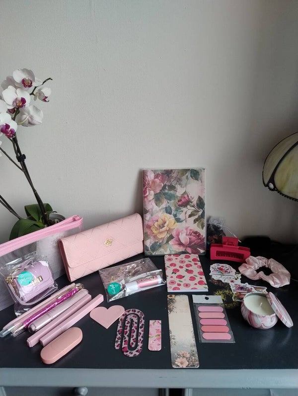 Pink floral journal bundle