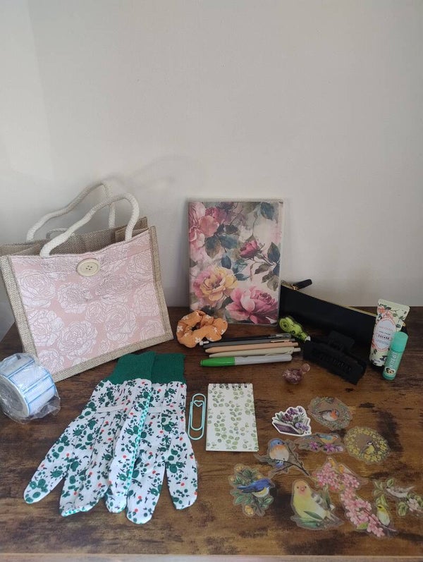 Botanical Garden Starter Kit & Wellness Tote Bag | Floral Gardening Gift Set