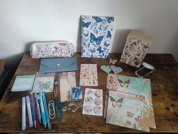 Butterflies and flowers reading and writing bundle