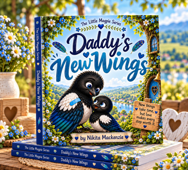 Daddy's new wings