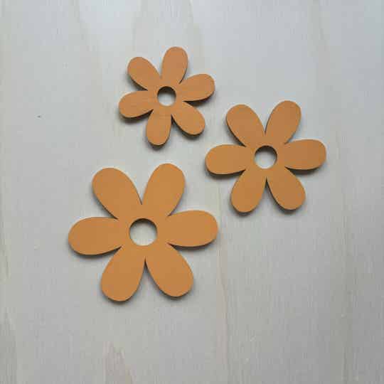 Wanddecoratie | Set - Bloemen