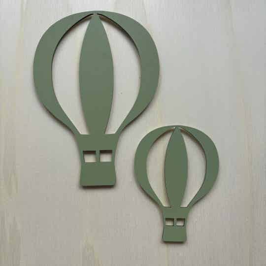 Wanddecoratie | Set - Luchtballon